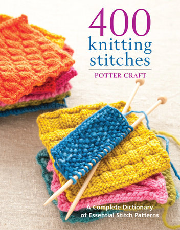 400 Knitting Stitches Book Cover Picture