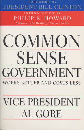 Common Sense Government by Al Gore