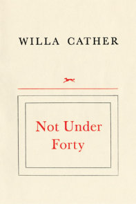Not Under Forty