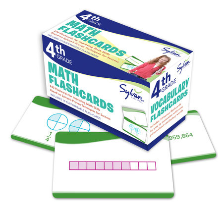4th Grade Math Flashcards by Sylvan Learning
