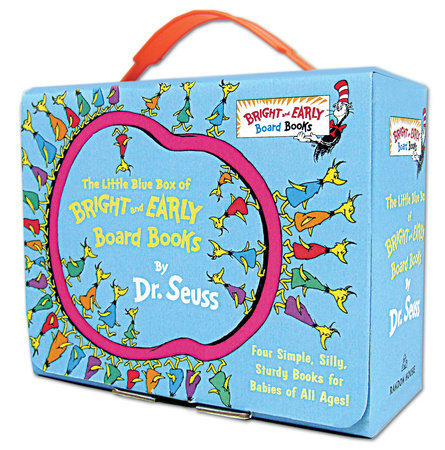 The Little Blue Boxed Set of 4 Bright and Early Board Books by Dr. Seuss