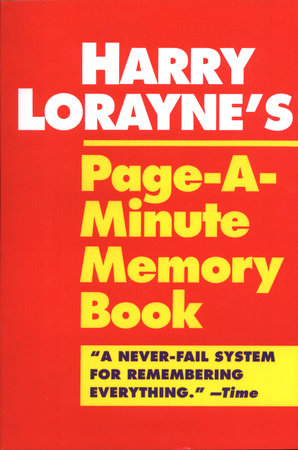 Harry Lorayne's Page-a-Minute Memory Book by Harry Lorayne