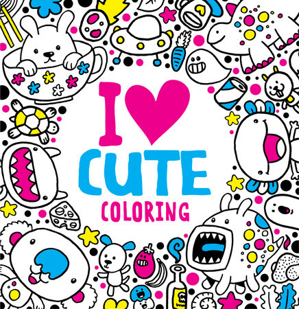 I Heart Cute Coloring by 