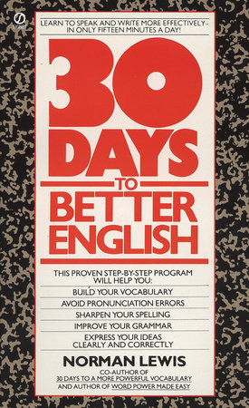 Thirty Days to Better English by Norman Lewis