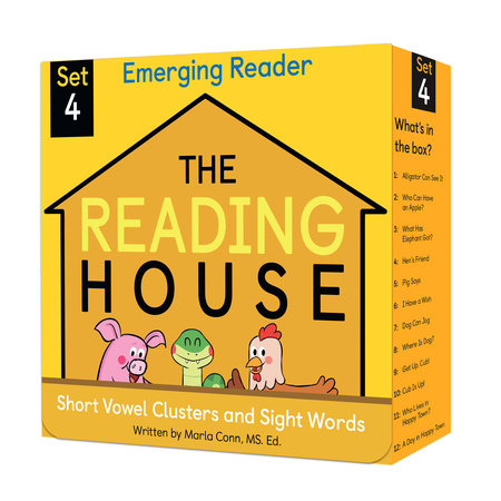 The Reading House Set 4: Short Vowel Clusters and Sight Words by The Reading House