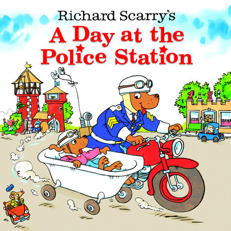 Richard Scarry's A Day at the Police Station by Richard Scarry