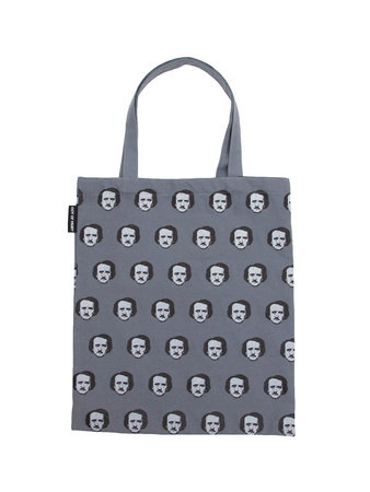 Edgar Allan Poe-ka Dot Tote Bag by Out of Print