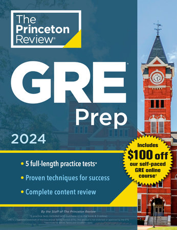 Princeton Review GRE Prep, 2024 by The Princeton Review