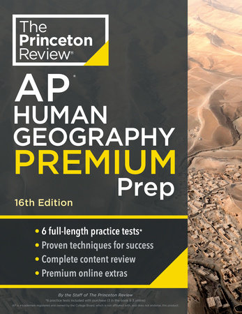 Princeton Review AP Human Geography Premium Prep, 16th Edition by The Princeton Review