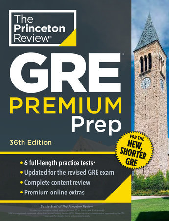 Princeton Review GRE Premium Prep, 36th Edition
