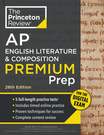Princeton Review AP English Literature & Composition Premium Prep, 26th Edition by The Princeton Review