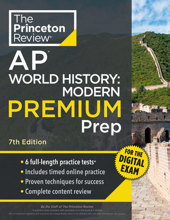 Princeton Review AP World History: Modern Premium Prep, 7th Edition