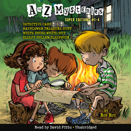 A to Z Mysteries Super Editions #1-4 by Ron Roy