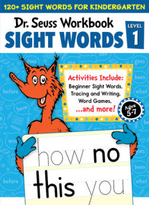 Dr. Seuss Sight Words Level 1 Workbook