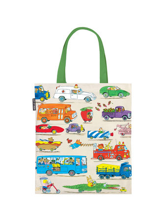 Richard Scarry: Cars and Trucks and Things That Go Tote Bag by Out of Print
