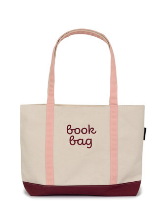 Book Bag Large Zippered Tote by Out of Print
