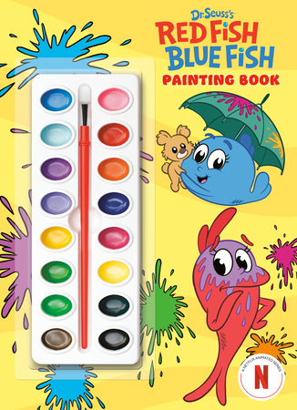 Dr. Seuss's Red Fish, Blue Fish Painting Book by Random House