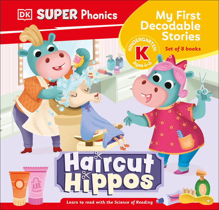 DK Super Phonics My First Decodable Stories Haircut Hippos by DK