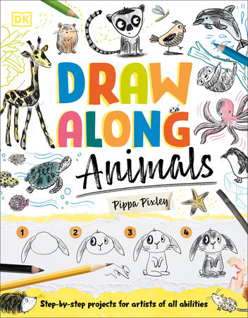 Draw Along Animals by Pippa Pixley