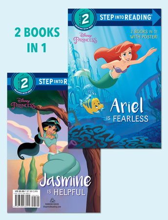 Ariel Is Fearless/Jasmine Is Helpful (Disney Princess) by Liz Marsham and Suzanne Francis