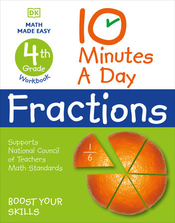 10 Minutes a Day Fractions, 4th Grade by DK