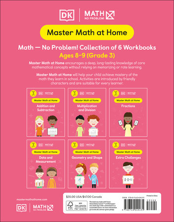 Math - No Problem! Collection of 6 Workbooks, Grade 3 Ages 8-9 by Math - No Problem!