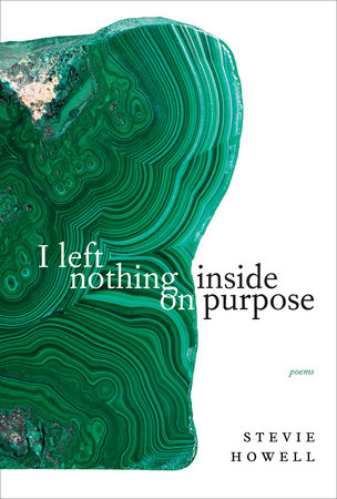 I left nothing inside on purpose by Stevie Howell