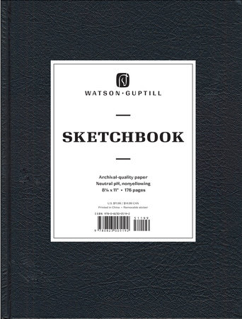 Large Sketchbook (Kivar, Black) by Watson-Guptill