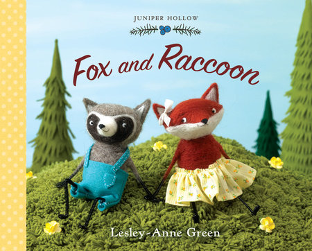 Fox and Raccoon by Lesley-Anne Green