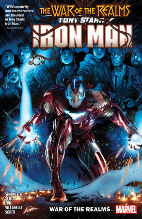 TONY STARK: IRON MAN VOL. 3 - WAR OF THE REALMS by Gail Simone and Marvel Various