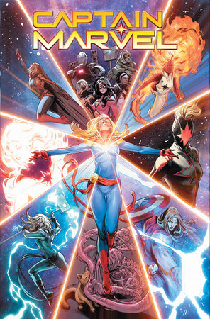 Captain Marvel: Highest, Furthest, Fastest Omnibus Carmen Carnero Cover by Kelly Thompson and Torunn Gronbekk