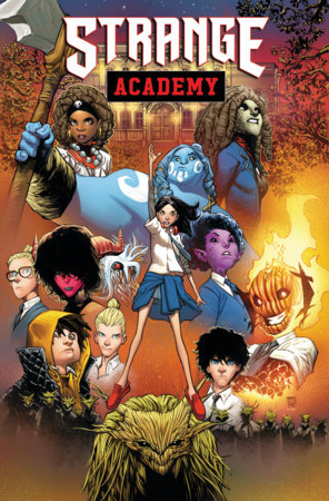 STRANGE ACADEMY OMNIBUS HUMBERTO RAMOS COVER by Skottie Young