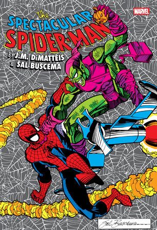 SPECTACULAR SPIDER-MAN BY DEMATTEIS & BUSCEMA OMNIBUS SAL BUSCEMA GREEN GOBLIN C OVER by J.M. DeMatteis