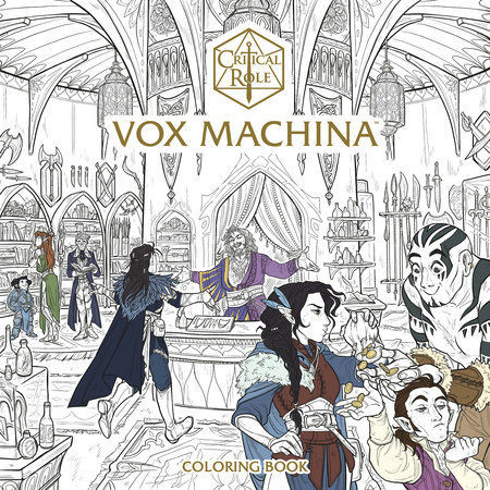 Critical Role: Vox Machina Coloring Book by 
