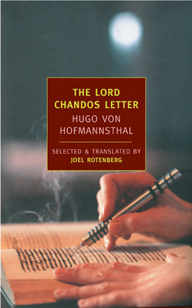 The Lord Chandos Letter by Hugo Von Hofmannsthal