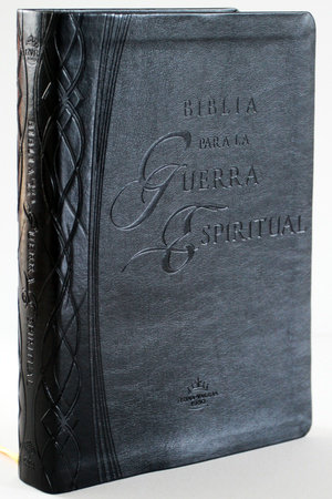 RVR 1960 Biblia para la guerra espiritual negra / Spiritual Warfare Bible, Black  Imitation Leather by CASA CREACION