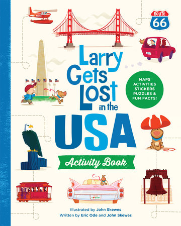 Larry Gets Lost in the USA Activity Book (with Stickers!)