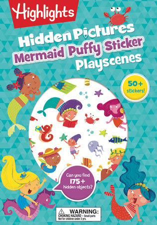 Mermaid Hidden Pictures Puffy Sticker Playscenes by Highlights