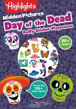 Day of the Dead Hidden Pictures Puffy Sticker Playscenes by 