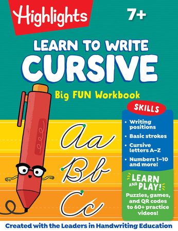 Learn to Write Cursive Big Fun Workbook by 