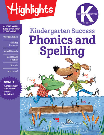 Kindergarten Phonics and Spelling Learning Fun Workbook by 