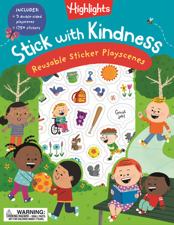 Stick with Kindness Reusable Sticker Playscenes by 