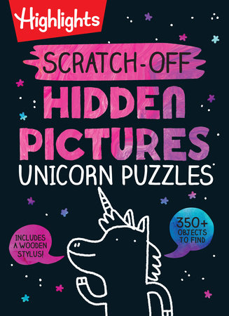 Scratch-Off Hidden Pictures Unicorn Puzzles by 