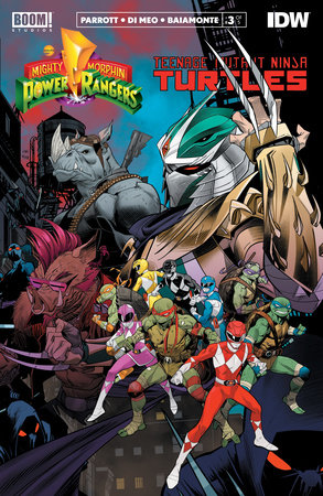 Mighty Morphin Power Rangers/Teenage Mutant Ninja Turtles #3 by Ryan Parrott