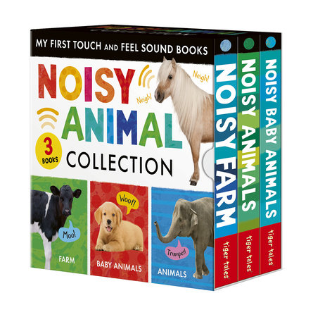 Noisy Animal 3-Book Boxed Set: My First Touch and Feel Sound Books by Tiger Tales