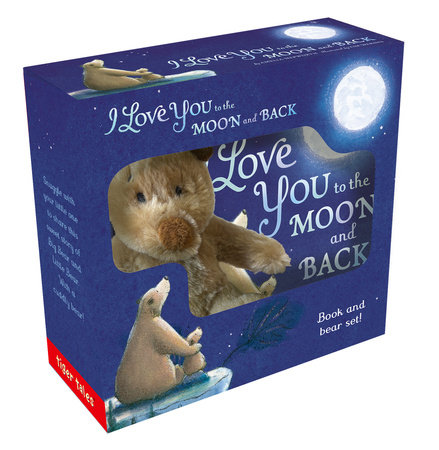 I Love You to the Moon and Back Book and Bear Set by Amelia Hepworth