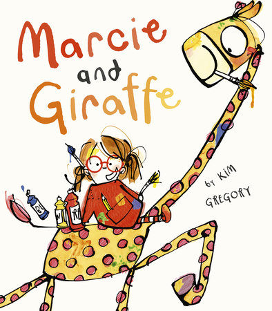 Marcie and Giraffe by Kim Gregory