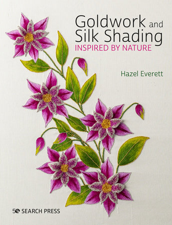 Goldwork and Silk Shading Inspired by Nature by Hazel Everett