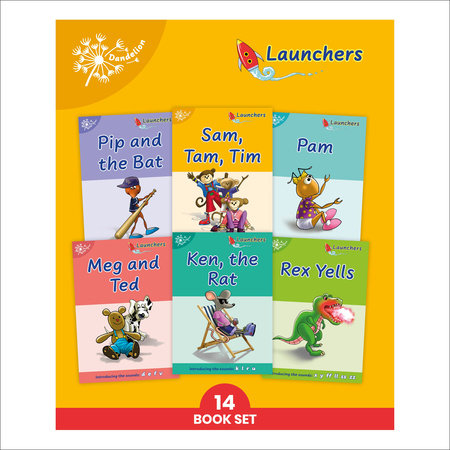 Phonic Books Dandelion Launchers Stages 1-7 Sam, Tam, Tim (Alphabet Code) by Phonic Books