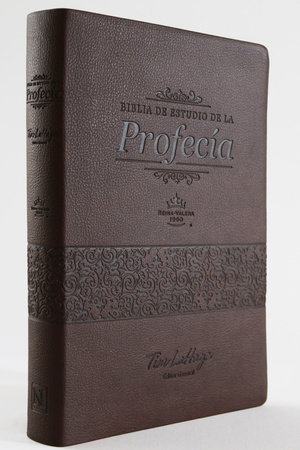 RVR 1960 Biblia de estudio de la profecía color marrón con índice / Prophecy Stu dy Bible Brown Imitation Leather with Index by Tim LaHaye